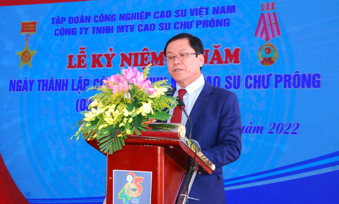 Công ty Cao su Chư Prông tổ chức kỷ niệm 45 năm ngày thành lập